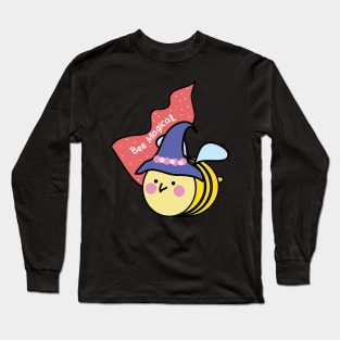 Bee magical cute wizard bee Long Sleeve T-Shirt